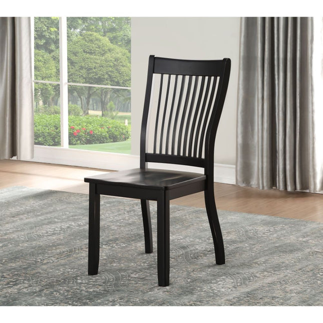 ACME 71852 Renske Side Chair (Set-2), Black
