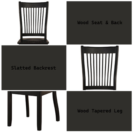 ACME 71852 Renske Side Chair (Set-2), Black