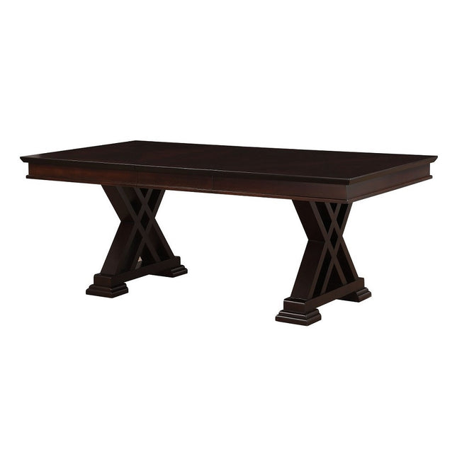 ACME 71855 Katrien Dining Table, Espresso (1Set/2Ctn)