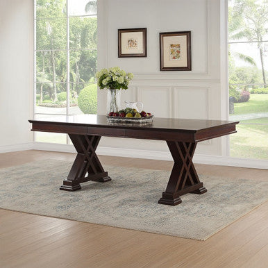 ACME 71855 Katrien Dining Table, Espresso (1Set/2Ctn) ACME Furniture