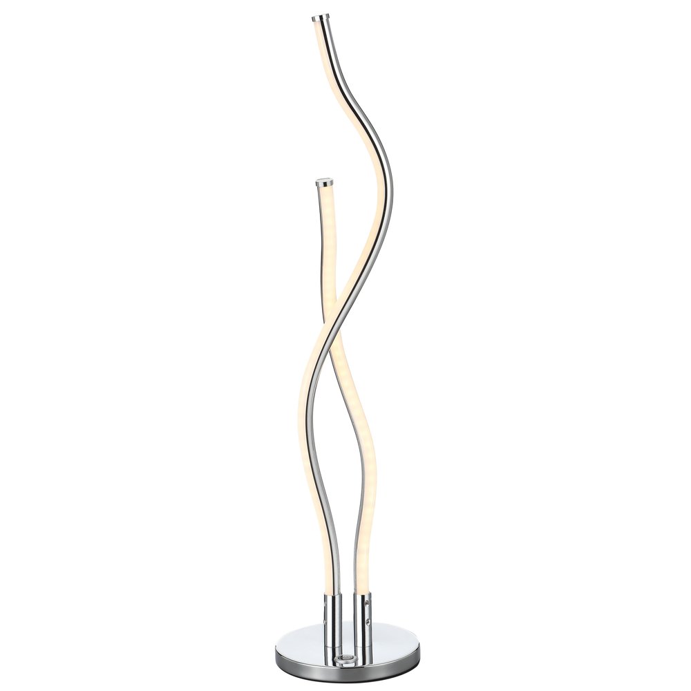 26" Silver Novelty Table Lamp LED