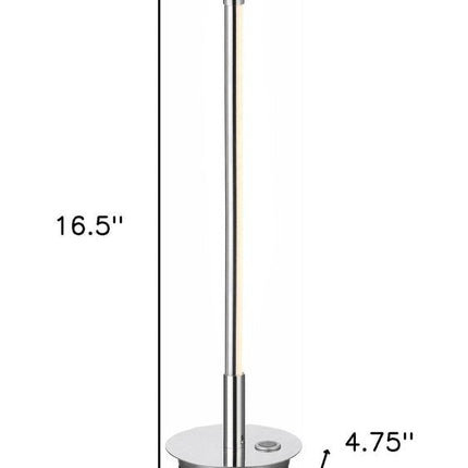 17" Silver Novelty Table Lamp HomeRoots