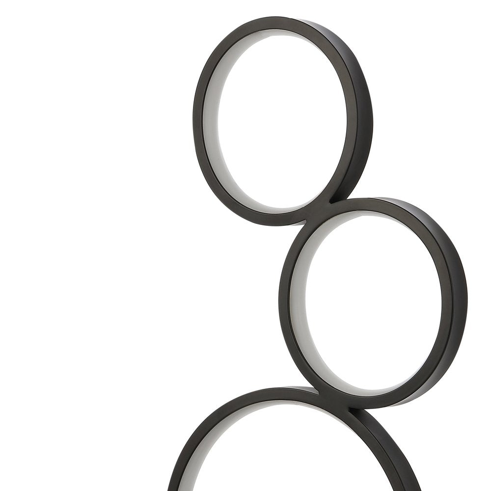 17" Black Novelty Table Lamp LED