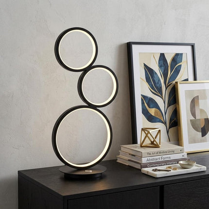 17" Black Novelty Table Lamp HomeRoots