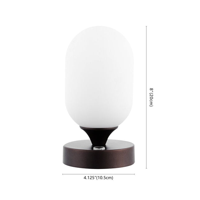 8" Antiqued Bronze Novelty USB Table Lamp HomeRoots