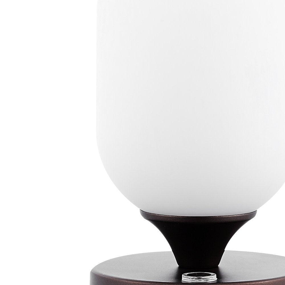 8" Antiqued Bronze Novelty USB Table Lamp LED