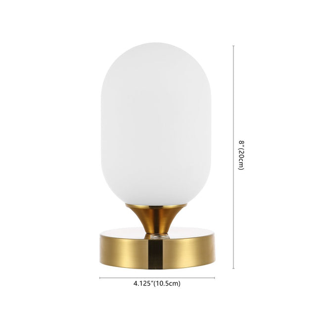 8" Gold Novelty USB Table Lamp HomeRoots