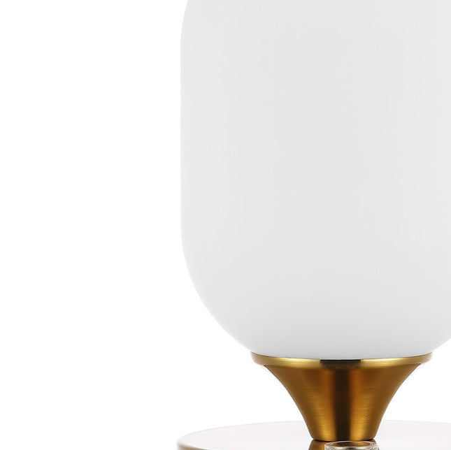 8" Gold Novelty USB Table Lamp HomeRoots