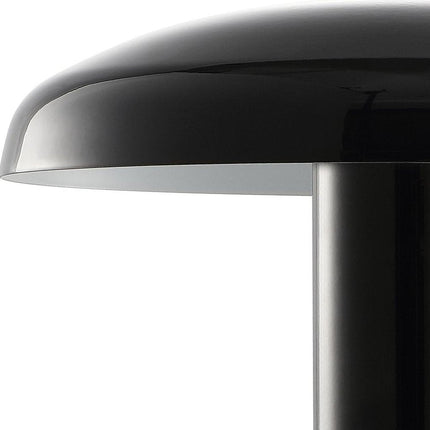 11" Black Novelty USB Table Lamp With Globe Shade HomeRoots