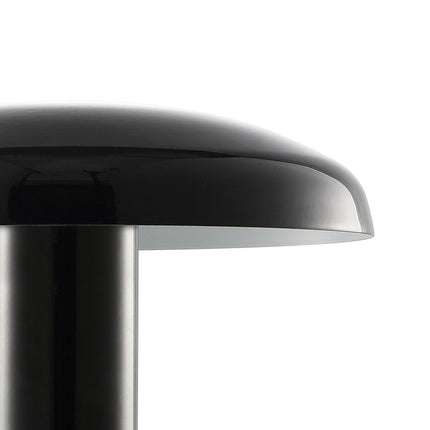 11" Black Novelty USB Table Lamp With Globe Shade HomeRoots