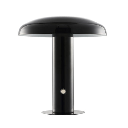 11" Black Novelty USB Table Lamp With Globe Shade HomeRoots