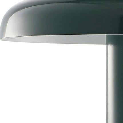 11" Forest Green Novelty USB Table Lamp With Globe Shade HomeRoots