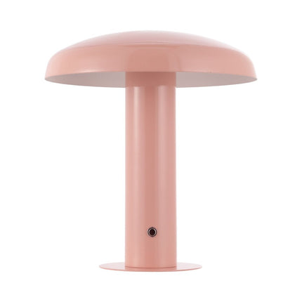 11" Pink Round USB Table Lamp With Globe Shade HomeRoots