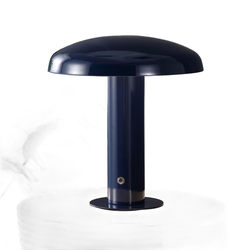 11" Blue Novelty USB Table Lamp LED With Globe Shade