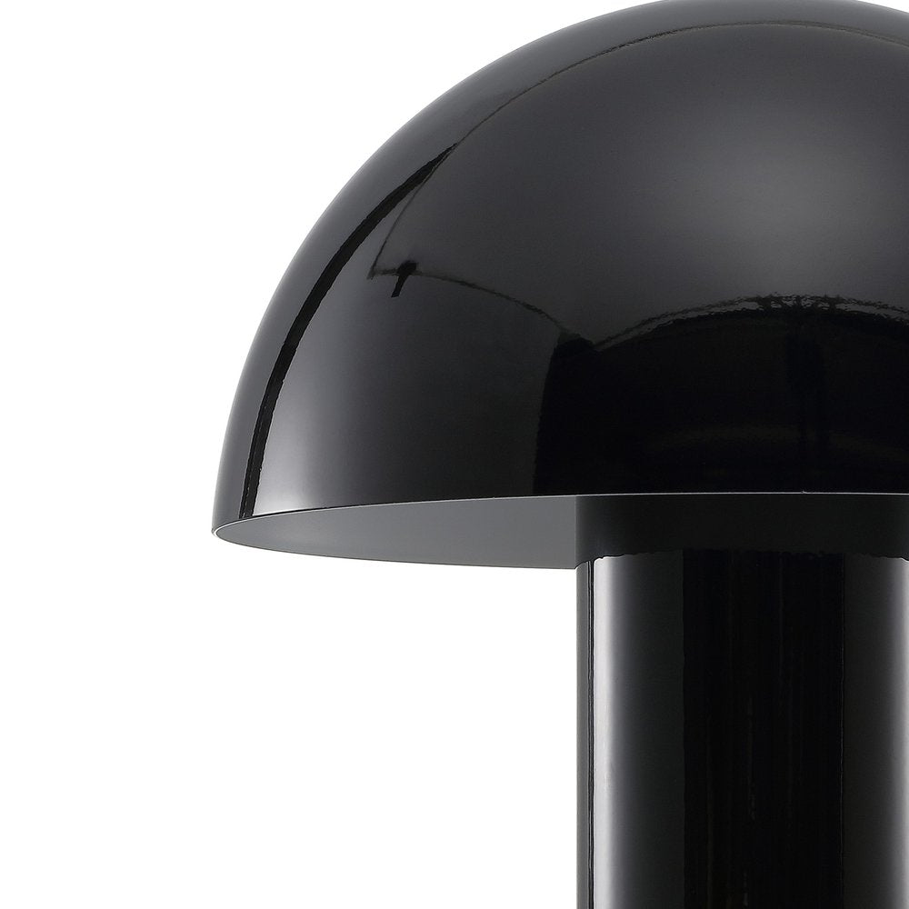 11" Black Novelty USB Table Lamp LED With Globe Shade