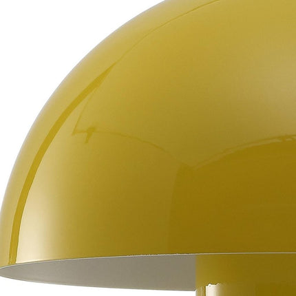 11" Yellow Novelty USB Table Lamp With Globe Shade HomeRoots