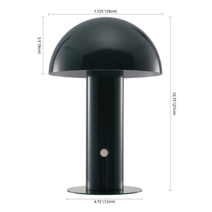 11" Forest Green Novelty USB Table Lamp With Globe Shade HomeRoots
