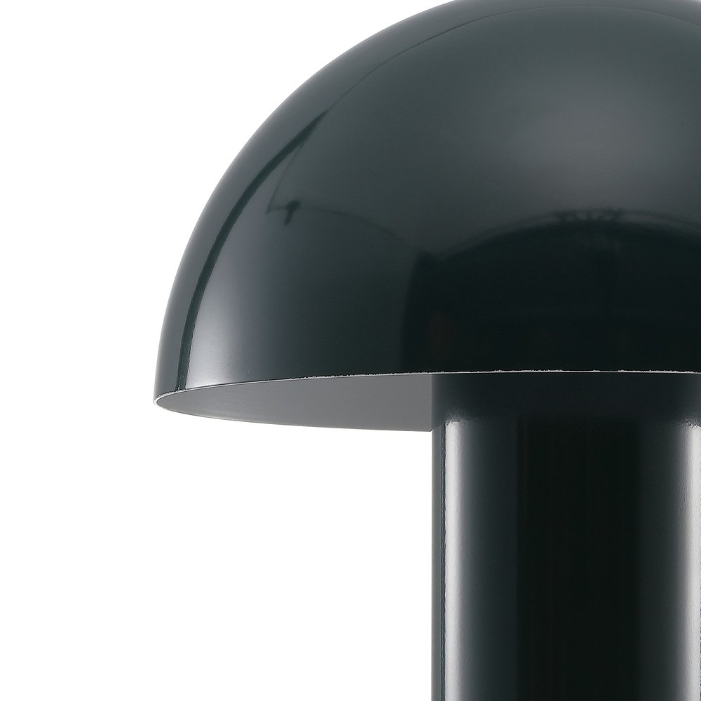 11" Forest Green Novelty USB Table Lamp LED With Globe Shade