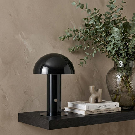 11" Forest Green Novelty USB Table Lamp With Globe Shade HomeRoots