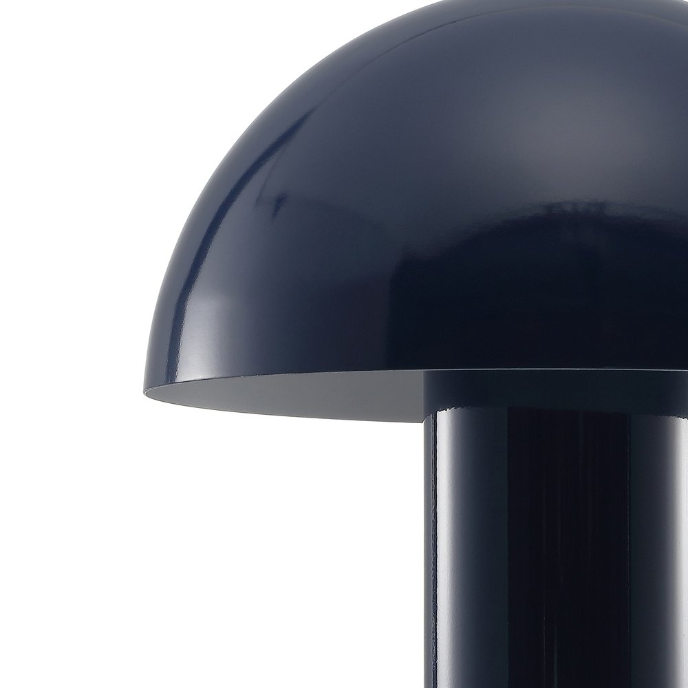 11" Blue Novelty USB Table Lamp LED With Globe Shade