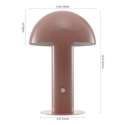 11" Pink Novelty USB Table Lamp With Globe Shade HomeRoots