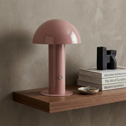 11" Pink Novelty USB Table Lamp With Globe Shade HomeRoots