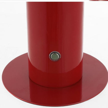 11" Red Novelty USB Table Lamp With Globe Shade HomeRoots