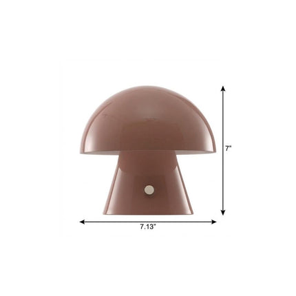 7" Clear Novelty USB Table Lamp With Globe Shade HomeRoots