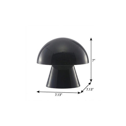 7" Clear Novelty USB Table Lamp With Globe Shade HomeRoots