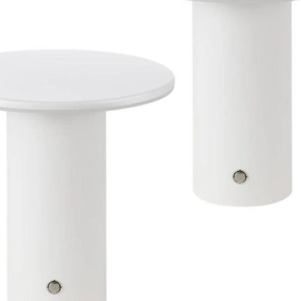 Set of Two 8" Clear USB Table Lamps HomeRoots