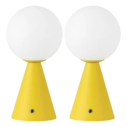 Set of Two 12" Clear Lighthouse USB Table Lamps HomeRoots