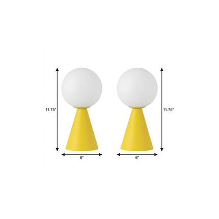 Set of Two 12" Clear Lighthouse USB Table Lamps HomeRoots