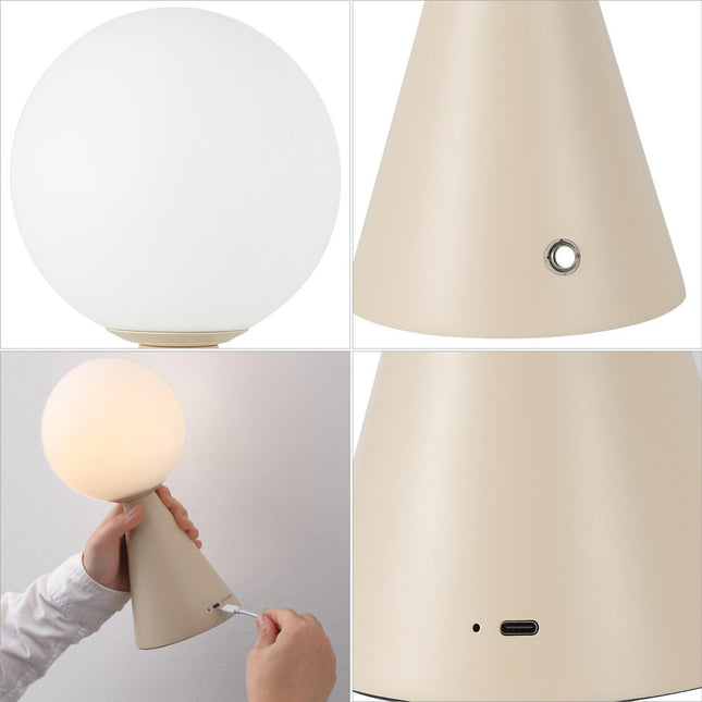 Set of Two 12" Clear Lighthouse USB Table Lamps HomeRoots