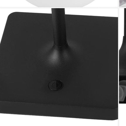 Set of Two 18" Black USB Table Lamps HomeRoots
