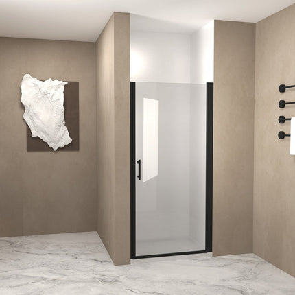 72" X 36" Aluminum and Tempered Glass Shower Door HomeRoots