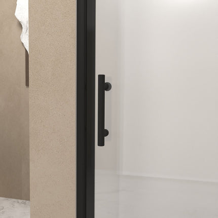 72" X 36" Aluminum and Tempered Glass Shower Door HomeRoots