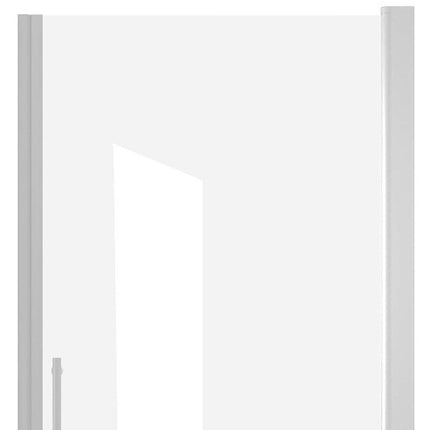 72" X 28" Aluminum and Tempered Glass Shower Door HomeRoots