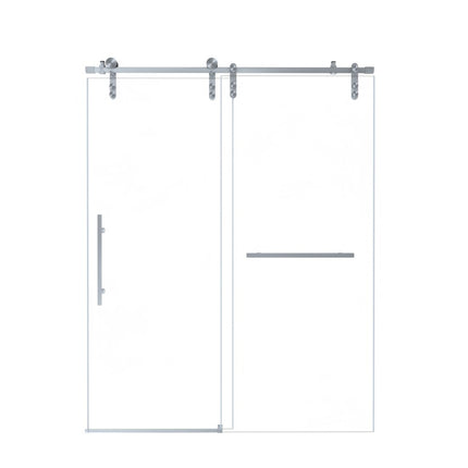 Set Of Two Tempered Glass Shower Doors HomeRoots