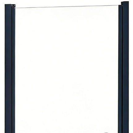 75" X 30" Aluminum and Tempered Glass Shower Door HomeRoots