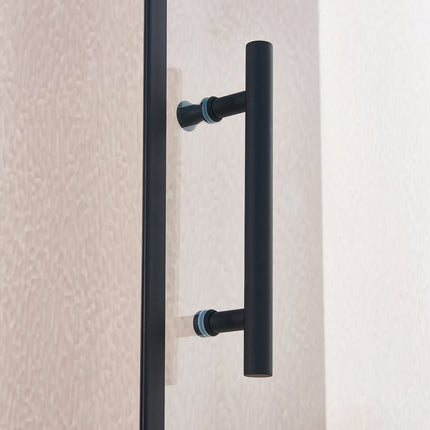 75" X 32" Aluminum and Tempered Glass Shower Door HomeRoots