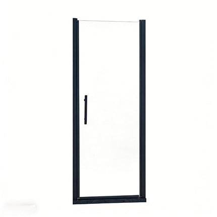 75" X 32" Aluminum and Tempered Glass Shower Door HomeRoots