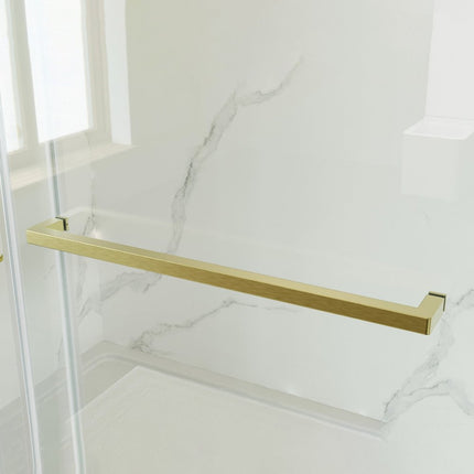 Set Of Two Tempered Glass Shower Doors HomeRoots