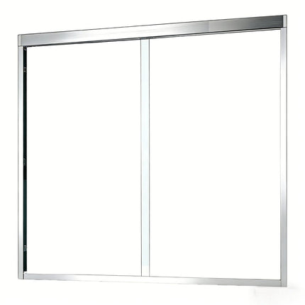 Set Of Two Aluminum and Tempered Glass Shower Doors HomeRoots