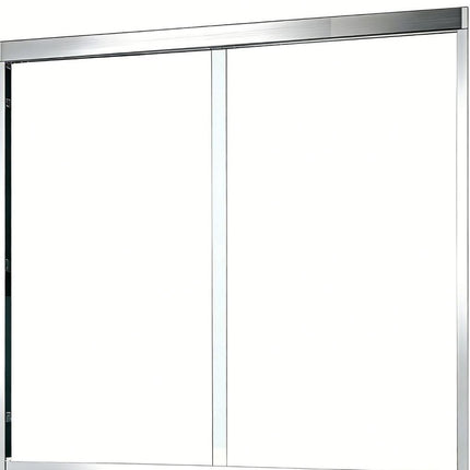 Set Of Two Aluminum and Tempered Glass Shower Doors HomeRoots