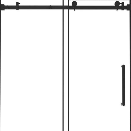 Set Of Two Tempered Glass Shower Doors HomeRoots