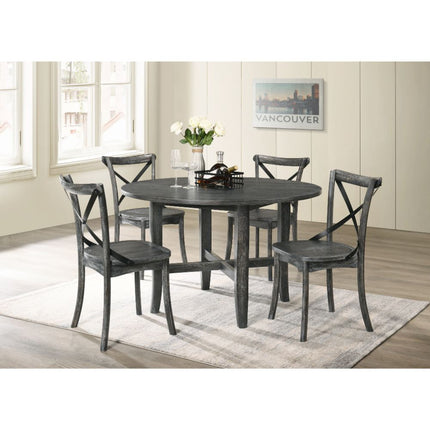 ACME 71895 Kendric Dining Table, Rustic Gray