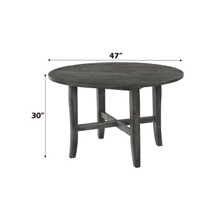 ACME 71895 Kendric Dining Table, Rustic Gray