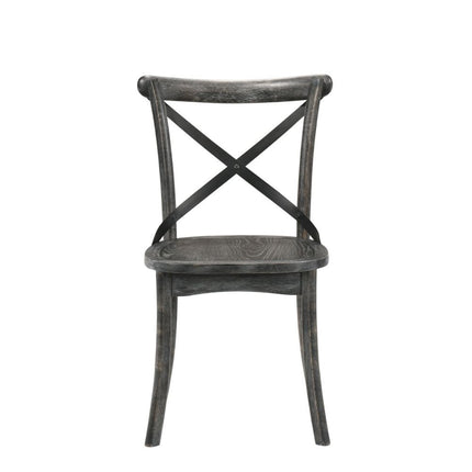 ACME 71897 Kendric Side Chair (Set-2), Rustic Gray