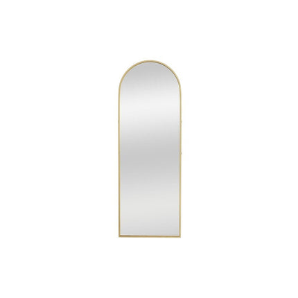 70" Gold Metal Arch Wall Mounted Leaning Or Freestanding Framed Full Length Mirror HomeRoots