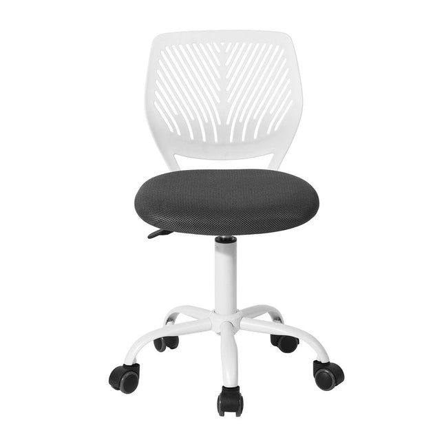 Gray And Dark Gray And White Swivel Rolling Office Chair HomeRoots